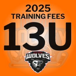 13U Peewees - 2025 Training Fees